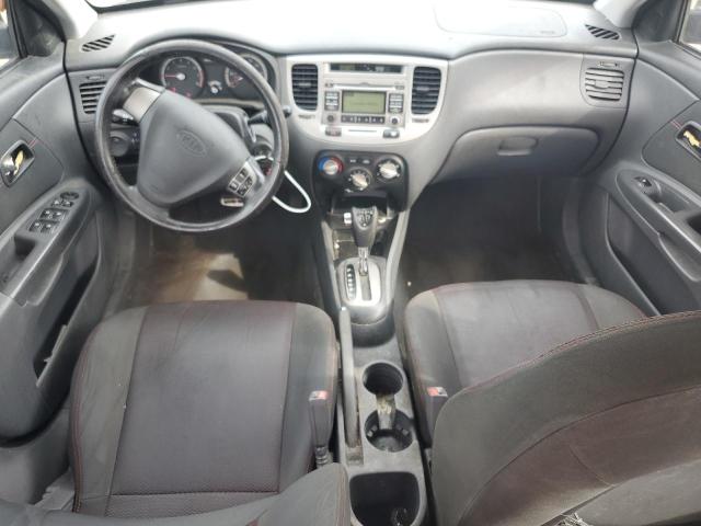 KNADE223296574855 - 2009 KIA RIO BASE BLACK photo 8