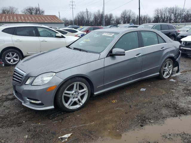 WDDHF8JB8DA691851 - 2013 MERCEDES-BENZ E 350 4MATIC GRAY photo 1