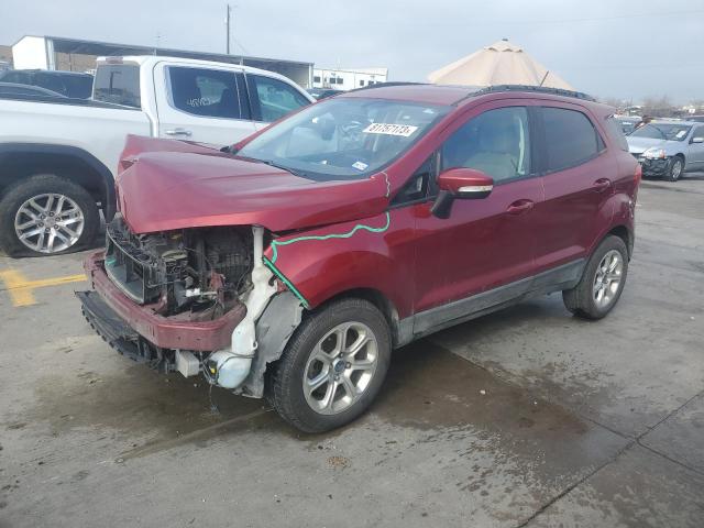 MAJ3P1TE0JC205040 - 2018 FORD ECOSPORT SE RED photo 1