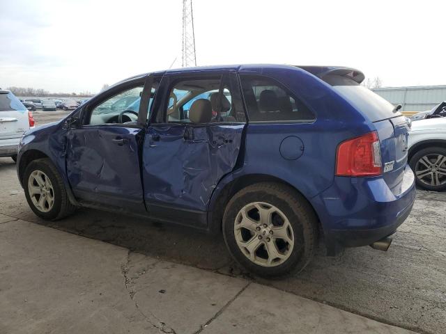 2FMDK3G91DBA65070 - 2013 FORD EDGE SE BLUE photo 2