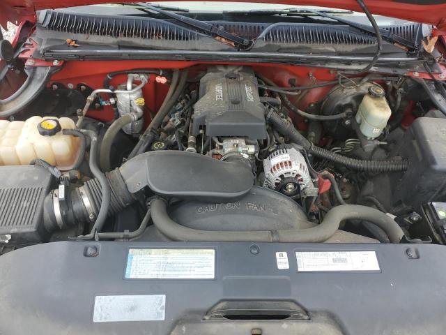 2GCEC19T2Y1288717 - 2000 CHEVROLET SILVERADO C1500 RED photo 11
