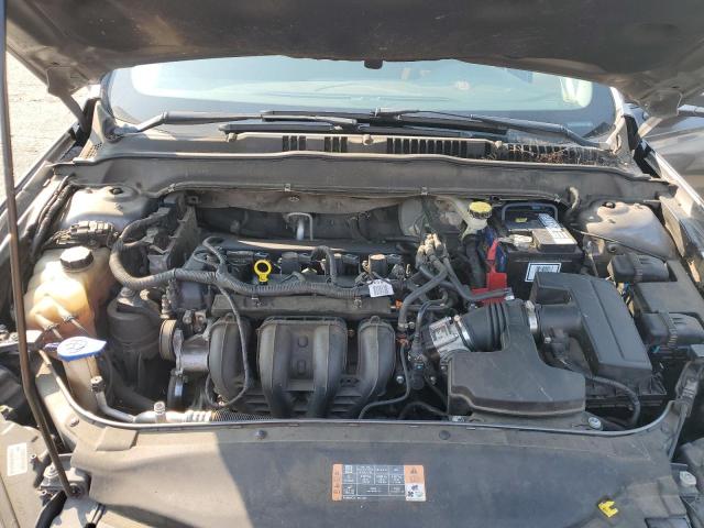 3FA6P0H79ER358105 - 2014 FORD FUSION SE GRAY photo 11