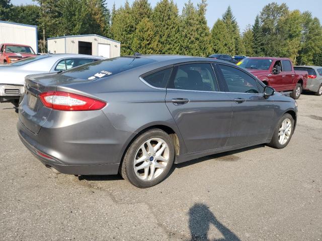 3FA6P0H79ER358105 - 2014 FORD FUSION SE GRAY photo 3