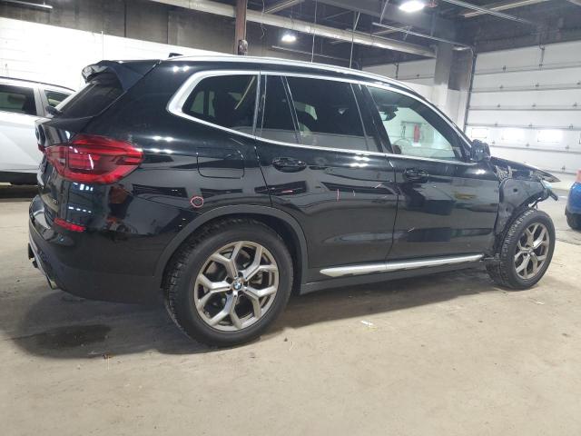 5UXTY5C02M9H43955 - 2021 BMW X3 XDRIVE30I 黑色 照片 3