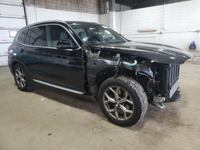 5UXTY5C02M9H43955 - 2021 BMW X3 XDRIVE30I 黑色 照片 4