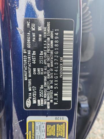 5XXGT4L37JG188941 - 2018 KIA OPTIMA LX Көк фото 12