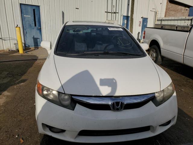 1HGFA16889L025896 - 2009 HONDA CIVIC EX WHITE photo 5