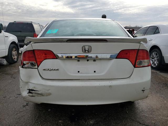 1HGFA16889L025896 - 2009 HONDA CIVIC EX WHITE photo 6