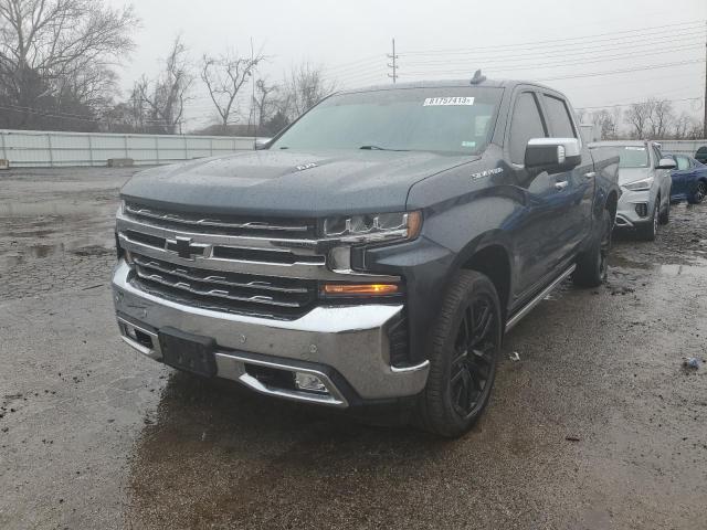 1GCUYGEL7KZ165757 - 2019 CHEVROLET SILVERADO K1500 LTZ BLUE photo 1