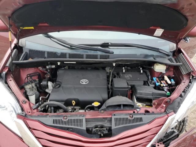 5TDKK3DC9FS585109 - 2015 TOYOTA SIENNA LE 栗色 照片 12