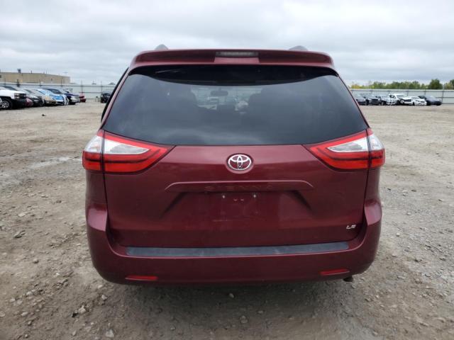 5TDKK3DC9FS585109 - 2015 TOYOTA SIENNA LE 栗色 照片 6