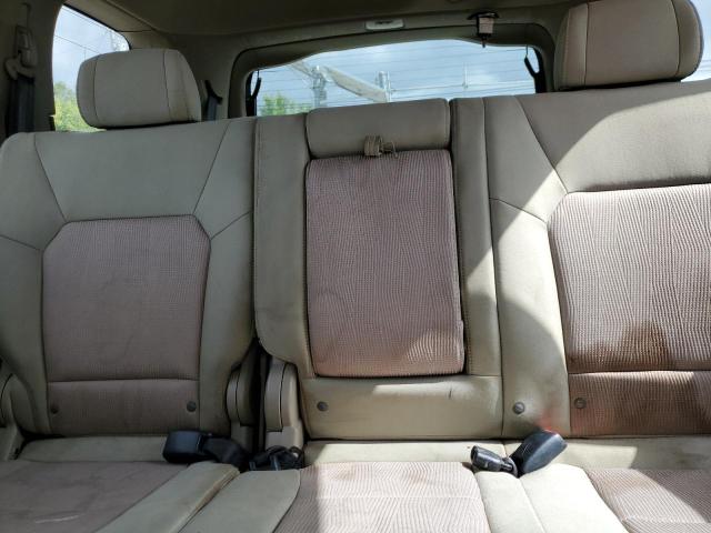 5FNYF48489B016722 - 2009 HONDA PILOT EX თაფლისფერი ფოტო 10