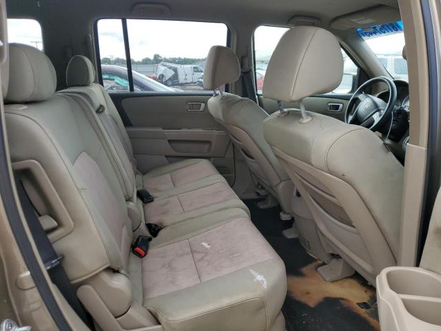 5FNYF48489B016722 - 2009 HONDA PILOT EX თაფლისფერი ფოტო 11