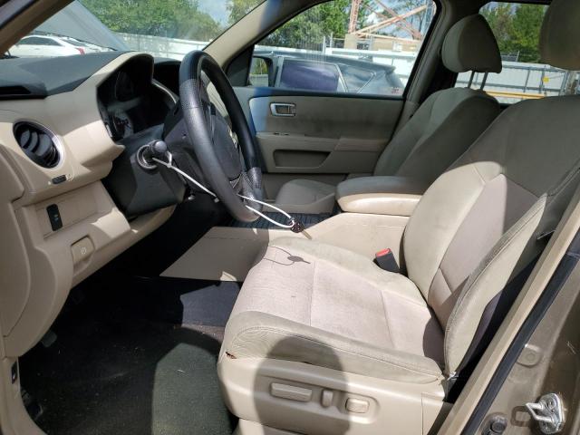 5FNYF48489B016722 - 2009 HONDA PILOT EX თაფლისფერი ფოტო 7