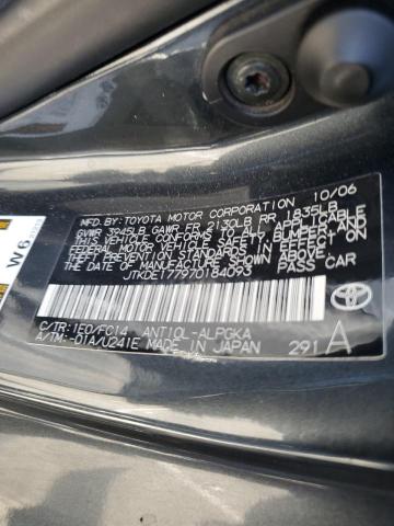 JTKDE177970184093 - 2007 TOYOTA SCION TC 灰色 照片 12