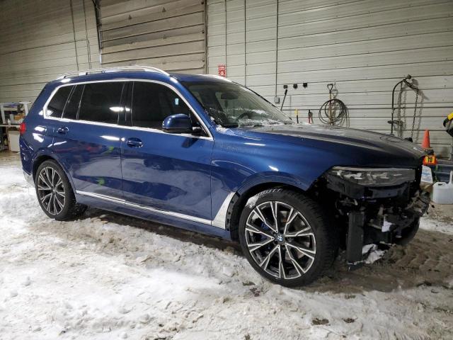 5UXCW2C07N9J71347 - 2022 BMW X7 XDRIVE40I BLUE photo 4