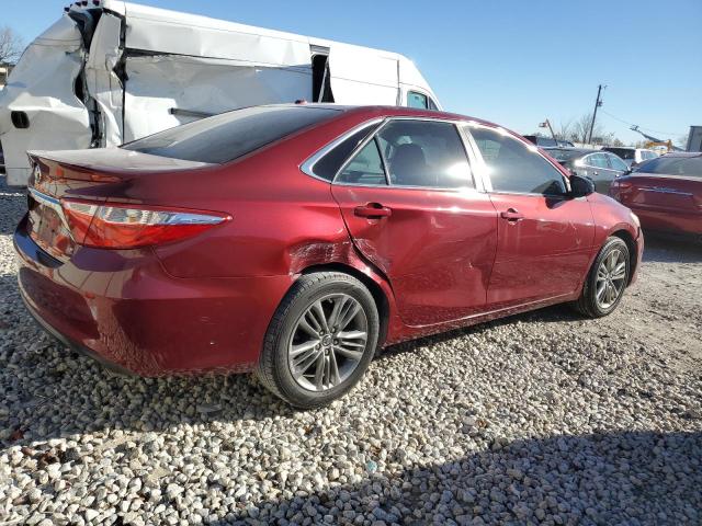 4T1BF1FK3GU566822 - 2016 TOYOTA CAMRY LE BURGUNDY photo 3