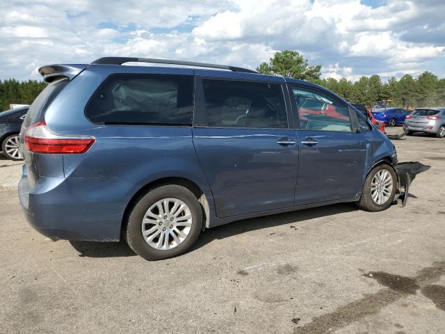 5TDYK3DC2FS675826 - 2015 TOYOTA SIENNA XLE BLUE photo 3