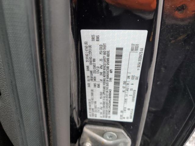 1FMCU9GD4KUB99043 - 2019 FORD ESCAPE SE შავი ფოტო 13