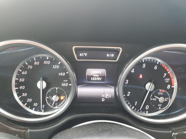 4JGDA5HB2FA484933 - 2015 MERCEDES-BENZ ML 350 4MATIC GRAY photo 9