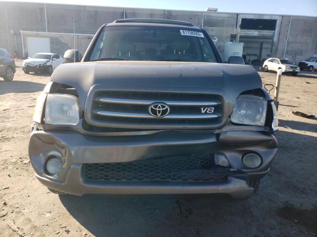 5TDBT48A74S229203 - 2004 TOYOTA SEQUOIA LIMITED GRAY photo 5