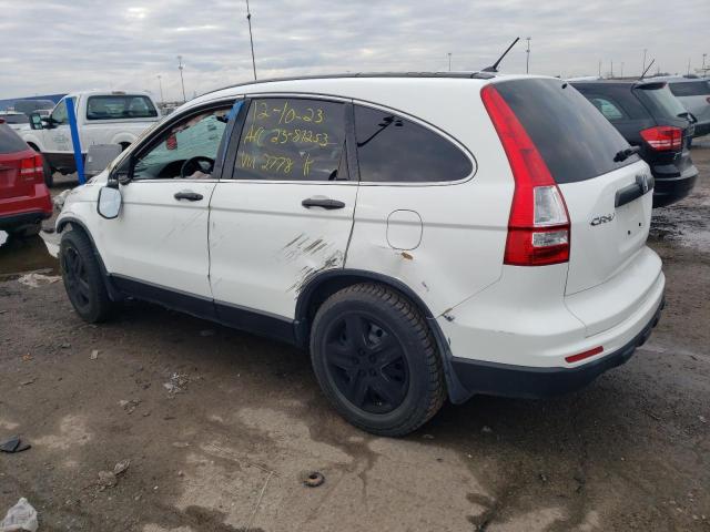 5J6RE4H36BL822778 - 2011 HONDA CR-V LX WHITE photo 2