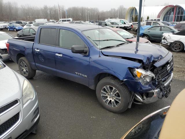 1N6AA1ECXMN529827 - 2021 NISSAN TITAN S BLUE photo 4