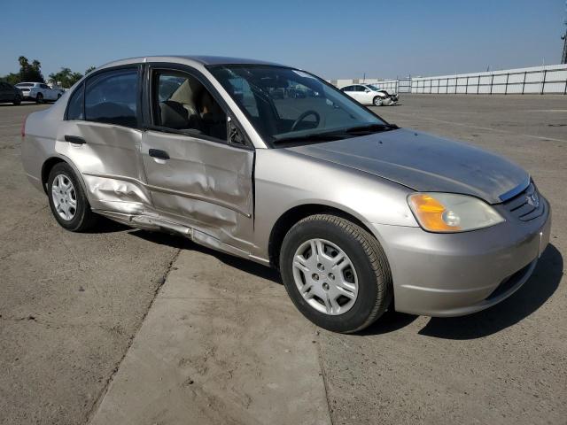 1HGES16591L036084 - 2001 HONDA CIVIC LX TAN photo 4