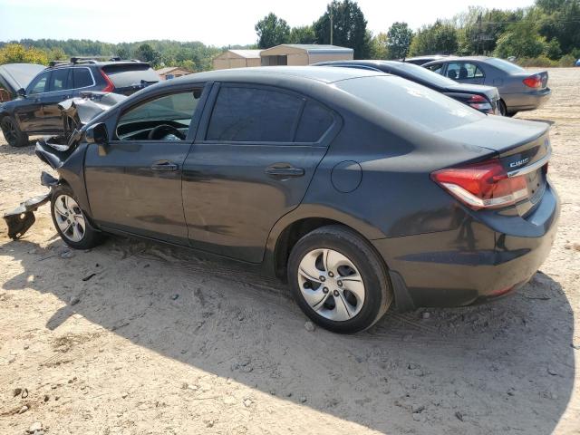 2HGFB2F59DH553168 - 2013 HONDA CIVIC LX შავი ფოტო 2