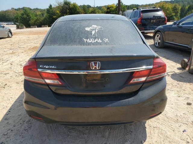 2HGFB2F59DH553168 - 2013 HONDA CIVIC LX შავი ფოტო 6