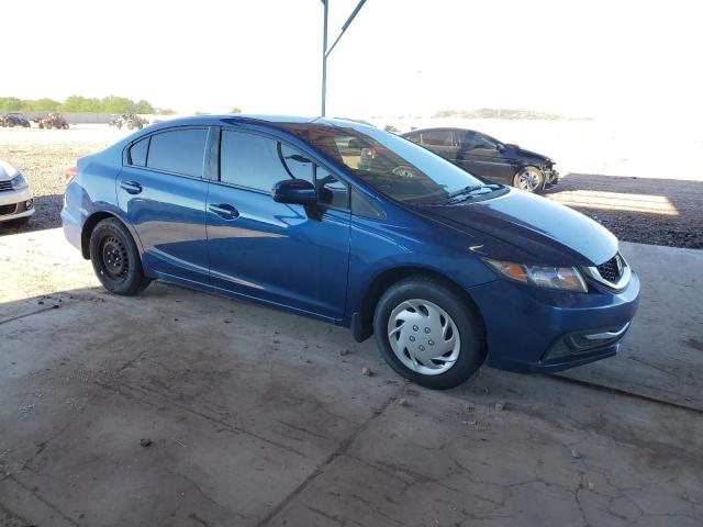 19XFB2F51FE075437 - 2015 HONDA CIVIC LX 蓝色 照片 4