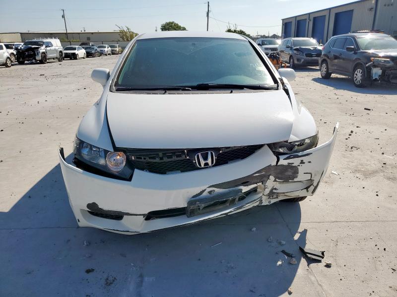 2HGFA16659H536431 - 2009 HONDA CIVIC LX-S WHITE photo 5