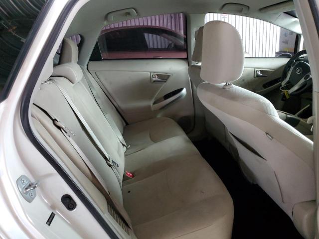 JTDKN3DU6C5438571 - 2012 TOYOTA PRIUS თეთრი ფოტო 10