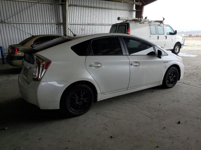 JTDKN3DU6C5438571 - 2012 TOYOTA PRIUS თეთრი ფოტო 3