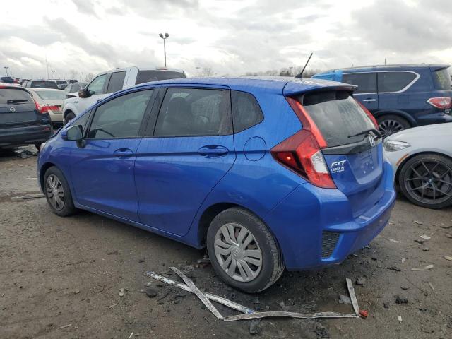 3HGGK5H51FM760872 - 2015 HONDA FIT LX BLUE photo 2