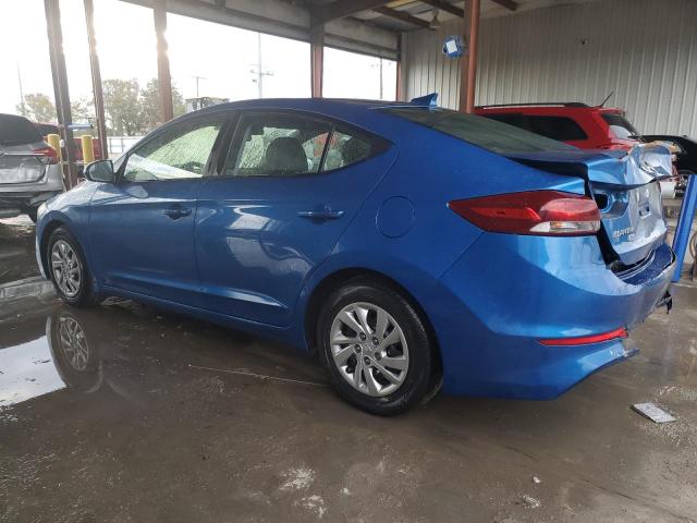 KMHD74LF3HU417729 - 2017 HYUNDAI ELANTRA SE BLUE photo 2