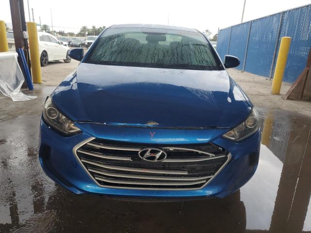 KMHD74LF3HU417729 - 2017 HYUNDAI ELANTRA SE BLUE photo 5