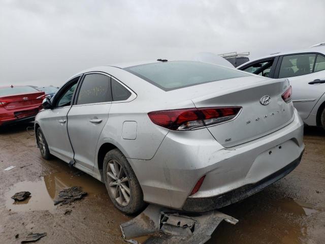 5NPE24AF0JH607109 - 2018 HYUNDAI SONATA SE SILVER photo 2