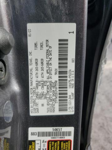 5TFMA5DB1PX075590 - 2023 TOYOTA TUNDRA CREWMAX PLATINUM GRAY photo 12