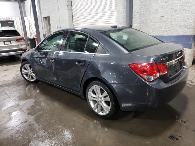 1G1PG5SB0D7116360 - 2013 CHEVROLET CRUZE LTZ GRAY photo 2