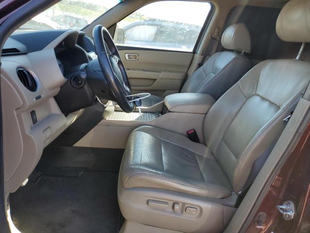 5FNYF4H61BB015466 - 2011 HONDA PILOT EXL 栗色 照片 7
