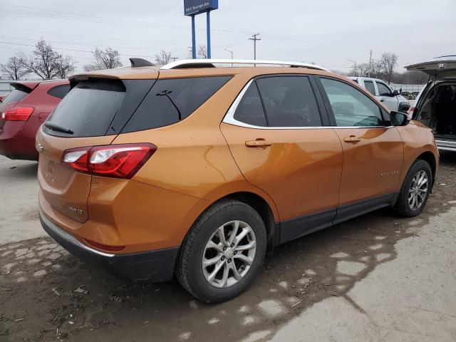 2GNAXSEV0J6307040 - 2018 CHEVROLET EQUINOX LT ORANGE photo 3