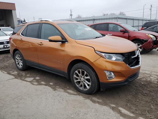 2GNAXSEV0J6307040 - 2018 CHEVROLET EQUINOX LT ORANGE photo 4