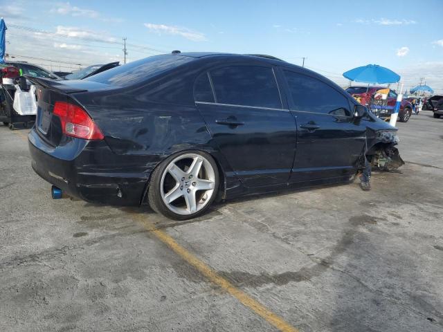 1HGFA16807L025422 - 2007 HONDA CIVIC EX BLACK photo 3