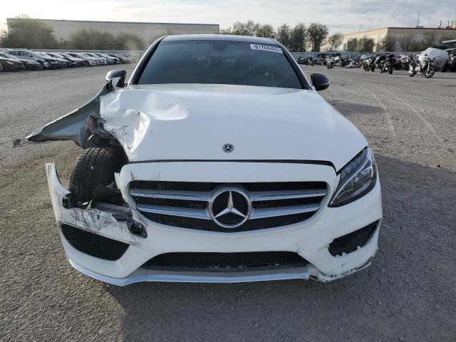 55SWF4JB6JU250473 - 2018 MERCEDES-BENZ C 300 WHITE photo 5