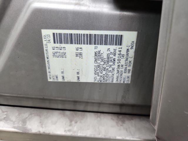 1N4AL2AP3AN501641 - 2010 NISSAN ALTIMA BASE Қоңыр фото 12