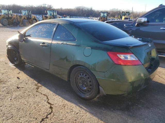 2HGFG12616H549354 - 2006 HONDA CIVIC LX GREEN photo 2