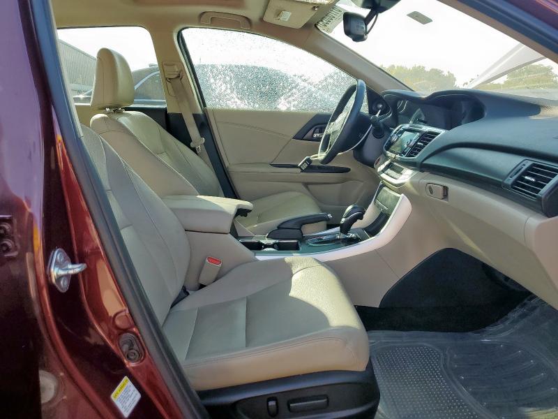 1HGCR2F80FA163229 - 2015 HONDA ACCORD EXL MAROON photo 7