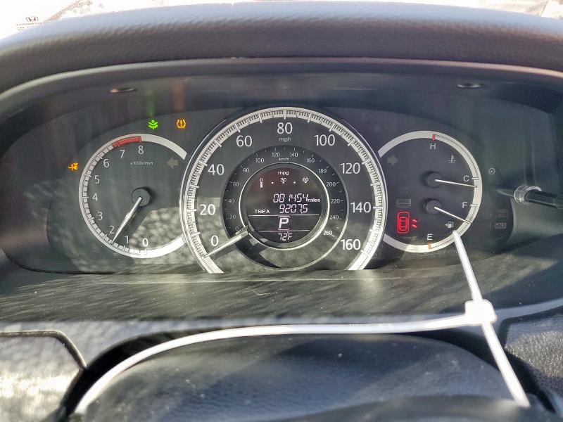 1HGCR2F80FA163229 - 2015 HONDA ACCORD EXL MAROON photo 9