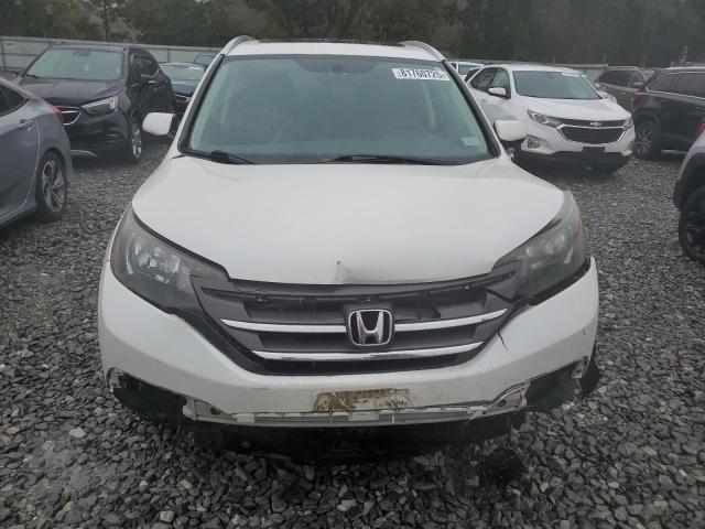 5J6RM4H75EL036593 - 2014 HONDA CR-V EXL WHITE photo 5